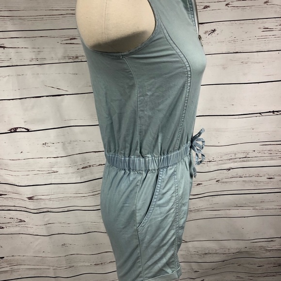 7 For All Mankind Blue Romper - Picture 5 of 7